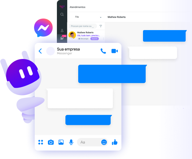 <span style='color:#ff0068 ;' >Facebook<br> Messenger + Huggy:</span> compartilhe experiências incríveis através do<br> seu atendimento <span style='color:#ff0068 ;' >Facebook<br> Messenger + Huggy:</span> compartilhe experiências incríveis através do<br> seu atendimento