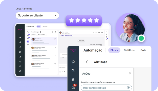 Suporte ao cliente e relacionamento Suporte ao cliente e relacionamento
